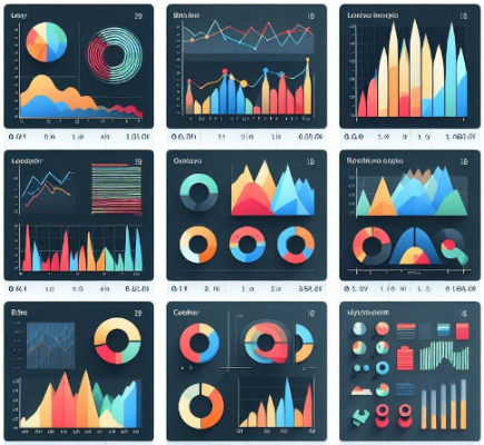 Excel dashboard data visualization with charts