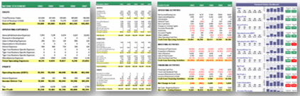 Financial Ratios Analysis Templates