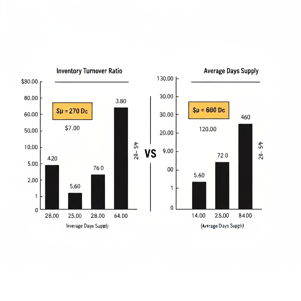 Inventory Turnover vs. Days Supply: Key Metrics for Smarter Stock Management
